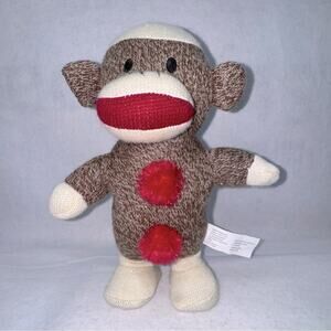 EUC Gemmy Musical Animated Dancing Sock Monkey Side Stepping 12” Works